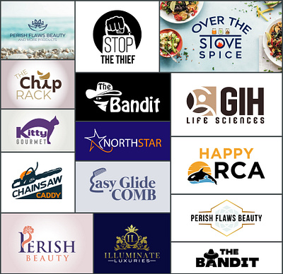 logo designs for various projects branding illustrarot logo logo design