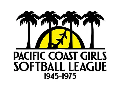 Logo Design - Pacific Coast Girls Softball League (1945-1975) branding graphic design logo