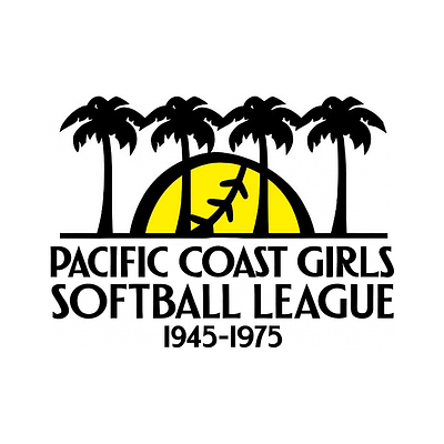 Logo Design - Pacific Coast Girls Softball League (1945-1975) branding graphic design logo