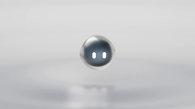 Ripple orb 3d ai ai characters ai ui animation ax blender character design inspiration product design ripple ui web design web ui