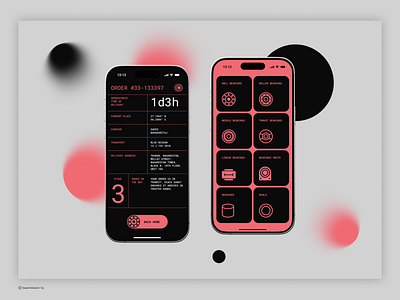 Diaco Industry App – Order Tracking & Product Catalog app app design bearing bearing app branding design graphic design icon illustration illustrator logo minimal product design typography ui ux vector web web design website