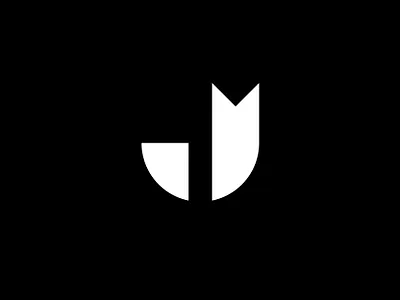 JM / MJ brand branding design icon identity jm lettermark logo logo design minimal minimalist mj monogram simple symbol