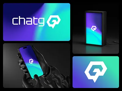 Chatg Logo Concept app brand identity branding business logo chat chatbot creative logo flat logo logo minimal logo modern saas sajen vect