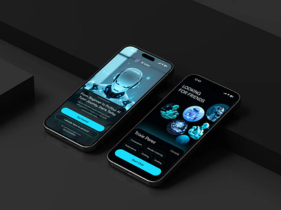 AI Tutor & Futuristic Education App Onboarding app app onboarding design courses design e learning education ios learning mobile onboarding screens onboarding ui peers school student onboarding teacher tutors ui ux