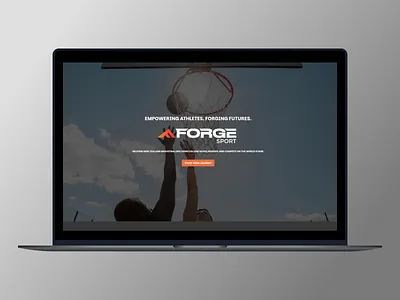 Forge Sport basketball forge forge sport jack jackupton jackuptondesign scholarship sport ui upton web design