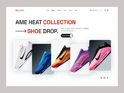 Ecommerce website : Header Exploration branding design ecommerce ecommerce design ecommerce website ecommerce website design header hero header hero section interface landing page landing page design minimal shopping shopping cart ui ux user experience
