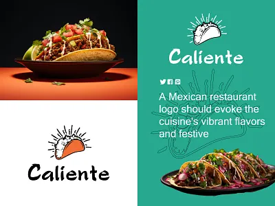 Mexican Restaurant Logo Design & Minimalist & Modern cafe and restaurant logo creative logo custom minimalist logo design festive food logo food logo logo mexican restaurant logo minimalist logo minimalist restaurant logo modern logo modern mexican logo professional logo taco logo design unique logo unique mexican logo
