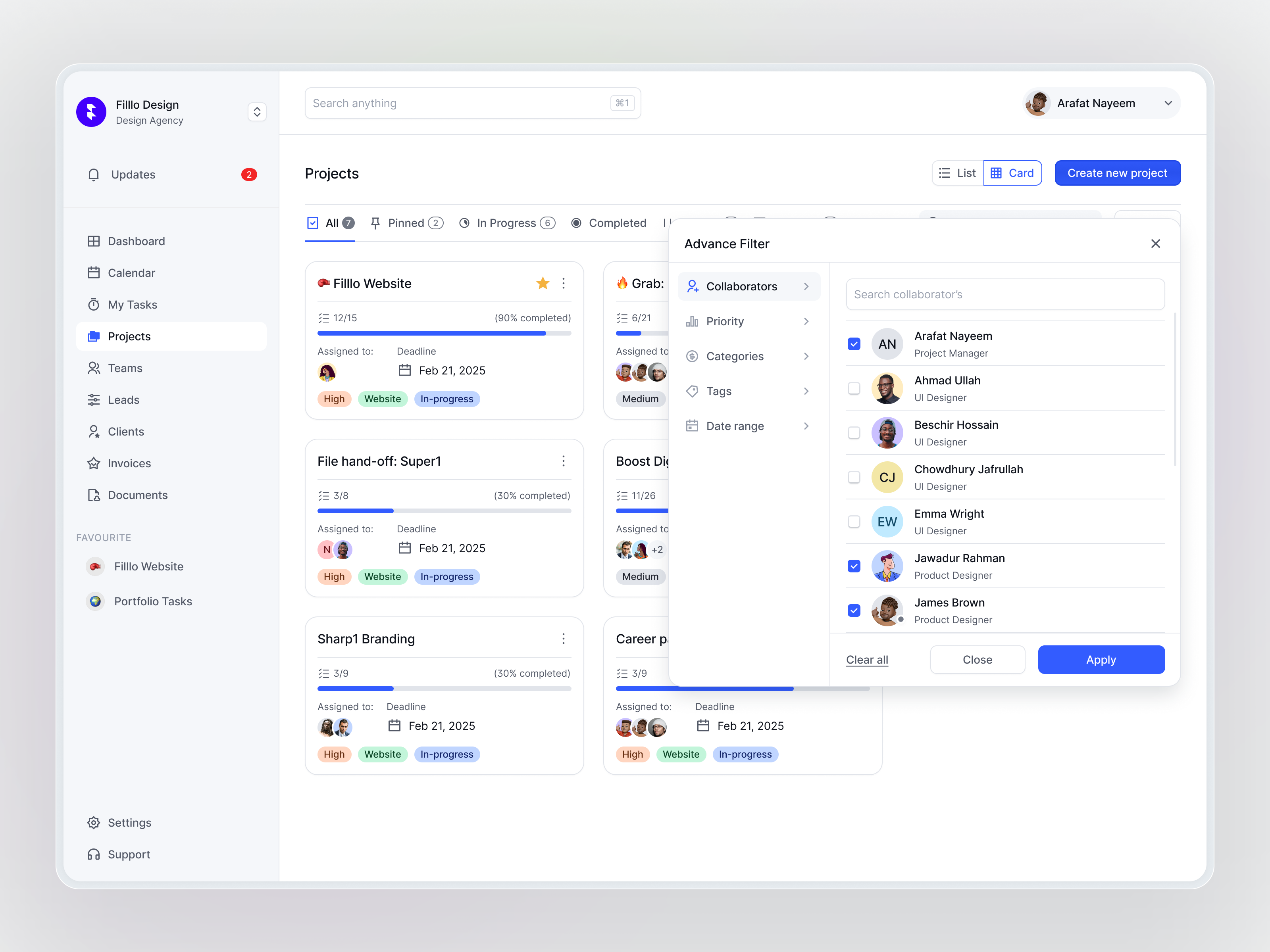 Example of Mvp Product | Saa S Dashboard Design