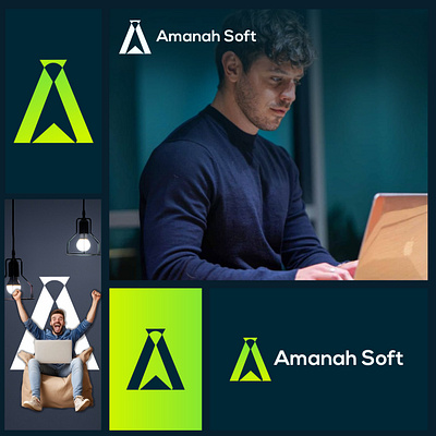 Amanah Soft -Modern Tech Logo abstractlogo branding gradientlogo graphicdesign logo logodesign logodesigner logoinspiration logomark logotype minimalistlogo softwarelogo symbol tech techlogo techloho technology trianglelogo ui