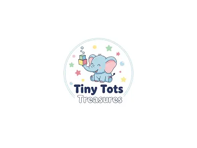 Tiny Tots amazon branding custom t shirt design graphic design illustration logo ui vector