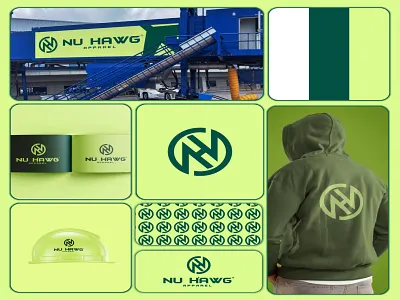 NU HAWG APPAREL logo design rawstyle
