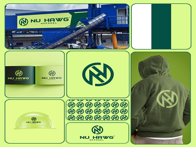 NU HAWG APPAREL logo design rawstyle