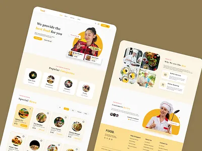 Food Website UI best food chef figma food ui food website fresh food ui design uiux ux design web ui