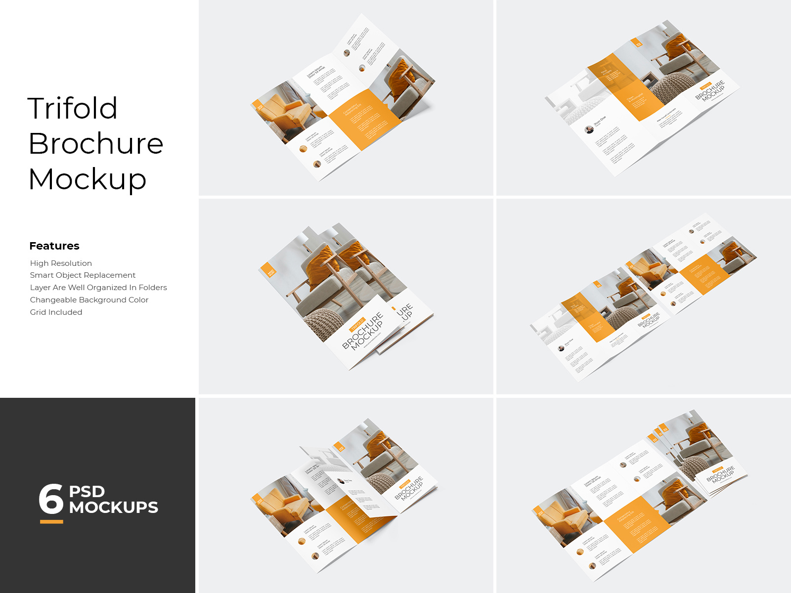 Trifold Brochure Mockup adversiement advertising brand branding brochure brochure mockup business dl flyer flyer mockup leaflet mockup stationery trifold trifold mockup