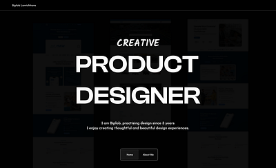 Portfolio Design | UIUX Designer case study clean design creative designer portfolio figma interaction design landing page minimal personal website portfolio portfolio website responsive ui uiux ux visual design web design