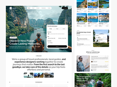 Travel Agency landing page agency landing page design figma template figma uiux landing page design modern design travel agency travel landing page ui uiux design web design website design website designer