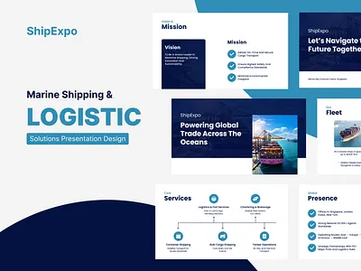 Marine Shipping Logistic Service provider Presentation business business slide logistic logistic presentation logistic service provider logistic slides marine marine logistic marine presentation marine slides presentation designer service provider presentation shipping slides designer