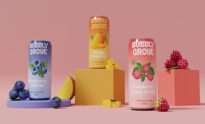 Bubbly Groue / Can Packaging Design / By Hussnain Ali can label design can packaging food packaging label label packaging design label design packaging design private labeling white labeling white label