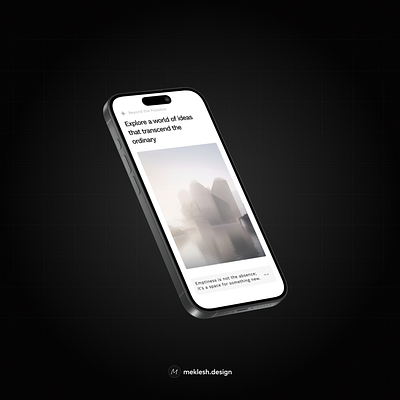 Hero section concept design herosection mobile design ui ux