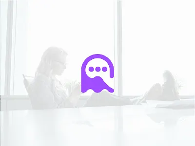 GhostTalk – Where Conversations Never Fade logo design bubble chat community connect digital echo flow ghost link message modern network online phantom social spirit talk tech voice whisper