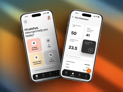 Designing the Future of Education with Veda AI animation app dashboard app design branding classroom app classroom design design education app educational platform graphic design hero section illustration logo mobile dashboard portfolio ui ux vector web desigb web design