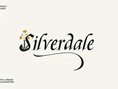 Silverdale Typeface bloger font calligraphy font classic font cursive font display font elegant font fancy fonts fountain pen gothic font hand lettered font handwriting font luxury font script font silverdale typeface tattoo font vintage font wedding font