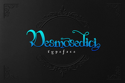 Desmosedici Typeface branding calligraphy classic desmosedici desmosedici typeface display display font graphic design handwritting handwritting styles header lettering logo motion graphics typeface vintage