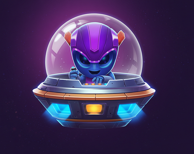 Alien Video Game Design Concept alien character concept design futuristic graphic design igaming illustration