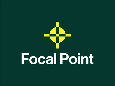 Focal-point modern logo design branding brandingidentity brandmark creative design focal point graphic design illustration logo logodesign logotype minimalist modern symbol visual