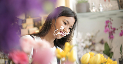 Grasya Flower Studio│Brand & Logo Identity bouquet branding flower shop flower studio flowers graphic design logo visual identity