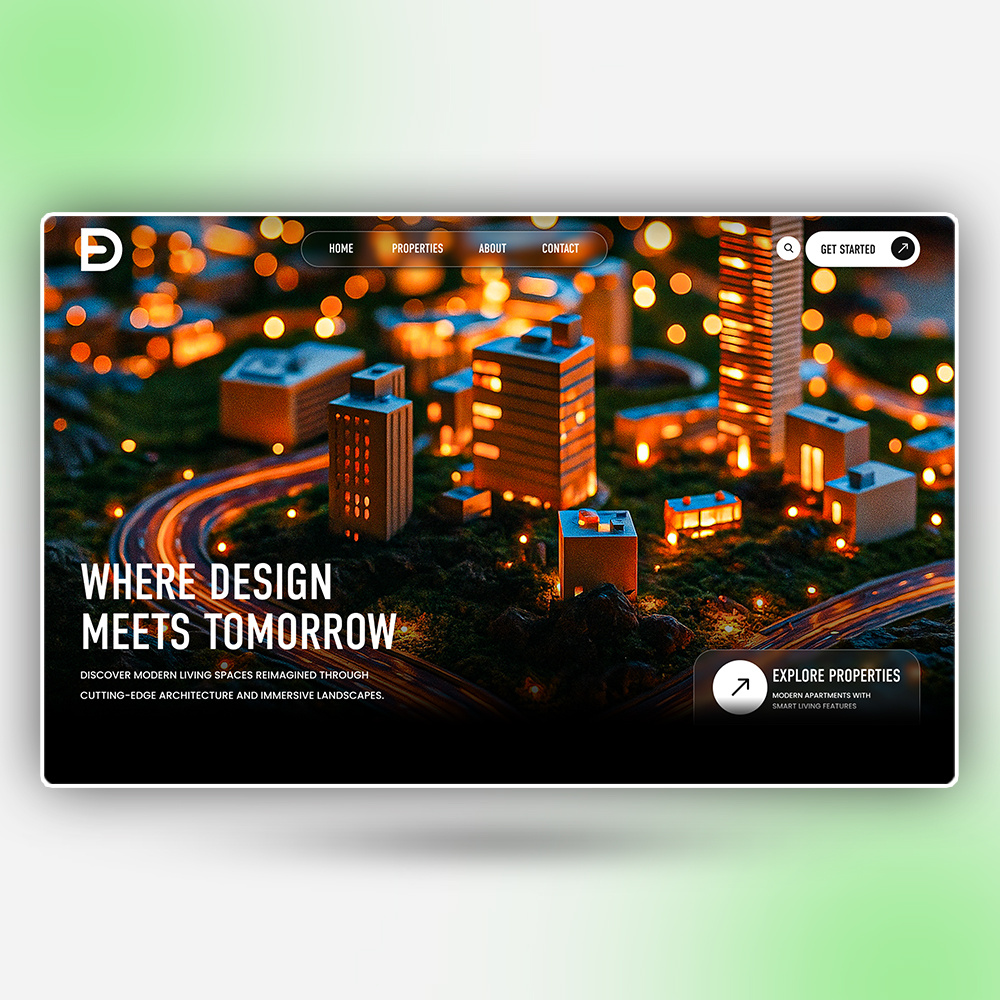 D Website — Real Estate Marketing app branding design elementor figma graphic design illustration landing page logo real estate ui ui design uiux vector web web design website website design wordpress