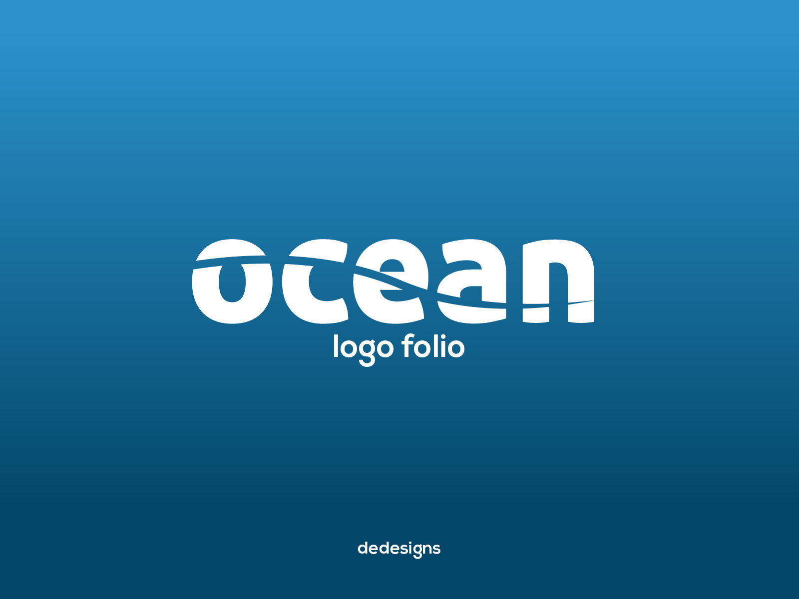 Ocean Logo Folio (For Sale) beach design forsale logo ocean sale sea water