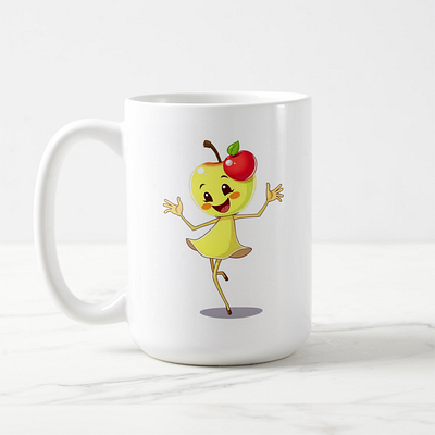 Cheerful Dancing Apple Cartoon Character adorable fruit cartoon apple cartoon sticker apple clipart for kids cute apple cartoon dancing apple graphic dancing fruit character fruit mascot clipart fun fruit artwork happy fruit illustration kawaii apple art kids fruit character playful apple design smiling apple mascot