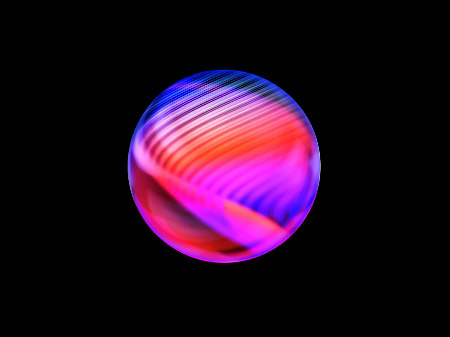 Example of Sphere Motion Design For Ai Products