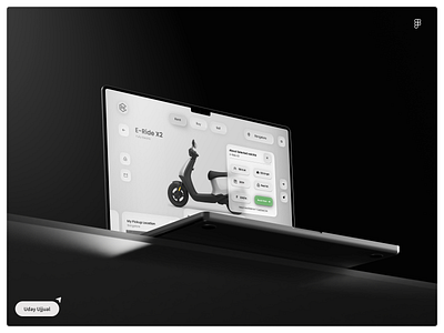 E-Bike Rental Home Page ui