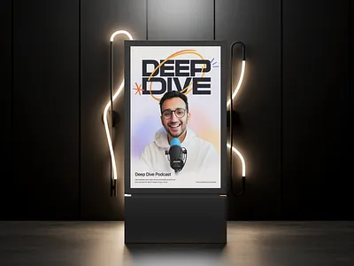 DeepDive Educational Podcast — Ali Abdaal, Modern Website Design branding dashbloom pitch deck