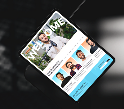 DeepDive Podcast — UI/UX Website Mockup dashbloom flow pitch deck