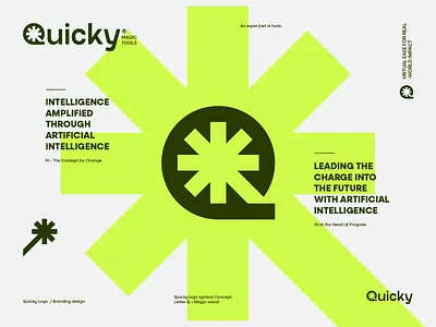 Ai logo, Q logo, branding app logo artificial intelligence branding creative logo letter logo letter q logo logo for sell logo idea logo mark logotype magic wand logo q tech logo text logo typo logo unused logo virtual assistant virtual logo visual identity