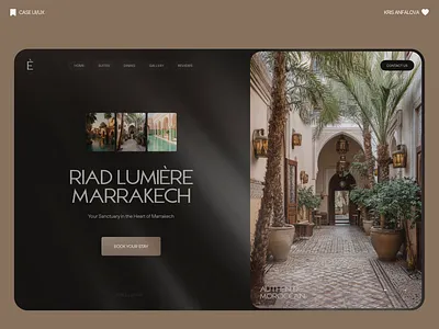 Hotel Website Design – Luxury Landing Page UI/UX animation booking landing page clean ui creative landing page elegant web design figma web design homepage design hospitality landing page hotel website design luxury hotel website minimal website modern hotel website design resort website responsive website tourism web design travel website ui ui design ux design