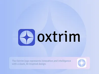 Oxtrim Open Ai Logo ai ai generator logo ai tool artificial branding custom robotic logo futuristic ai logo logobranda premium logo rebrand saas startup logo tech logo technology logo ui ux