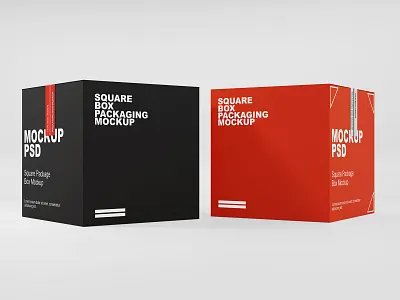 Box Packaging Mock Up 3d 3d mockup 3d rendering box branding design graphic design illustration isolated object logo mockup mrfauzi packaging product mockup realistic mockup ui vector