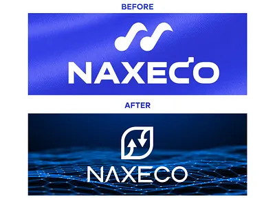 Redesign Naxeco Logo brand logo branding crypto logo crypto logo redesign logo logo design logo redesign minimal logo minimalist logo modern logo naxeco logo naxeco redesign playoff re design rebranding redesign redesign playoff
