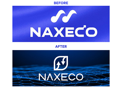Redesign Naxeco Logo brand logo branding crypto logo crypto logo redesign logo logo design logo redesign minimal logo minimalist logo modern logo naxeco logo naxeco redesign playoff re design rebranding redesign redesign playoff