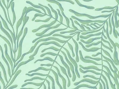 Delicate Green Leaves. Seamless pattern fabric fashion floral leaves nature pattern seamless pattern textile