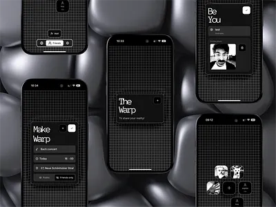 Warp app 3d animation ux vibecoding