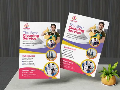 Cleaning Service Flyer Design clean house cleaning business cleaning company cleaning service corporate cleaning home cleaning house cleaning housekeeping office cleaning professional design residential cleaning