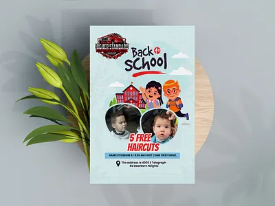 Back to school flyer design backtoschool creative digital flyer flyer design flyer template leaflet poster print design