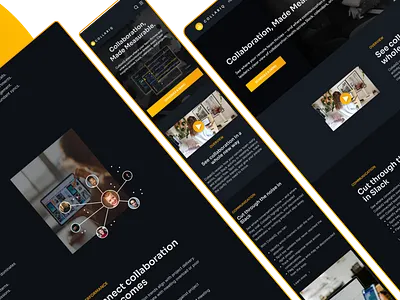 CollabIQ SaaS Design branding design figma illustration landing page landing page design responsive design saas startup ui
