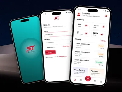 Seles Tracker Mobile App Design app dashboard design ecommerce ecommerce app design ecommerce home page design ecommerce mobile apps figma mobile apps dashboard design seles dashboard design seles tracker mobile apps design ui ui ux design ux