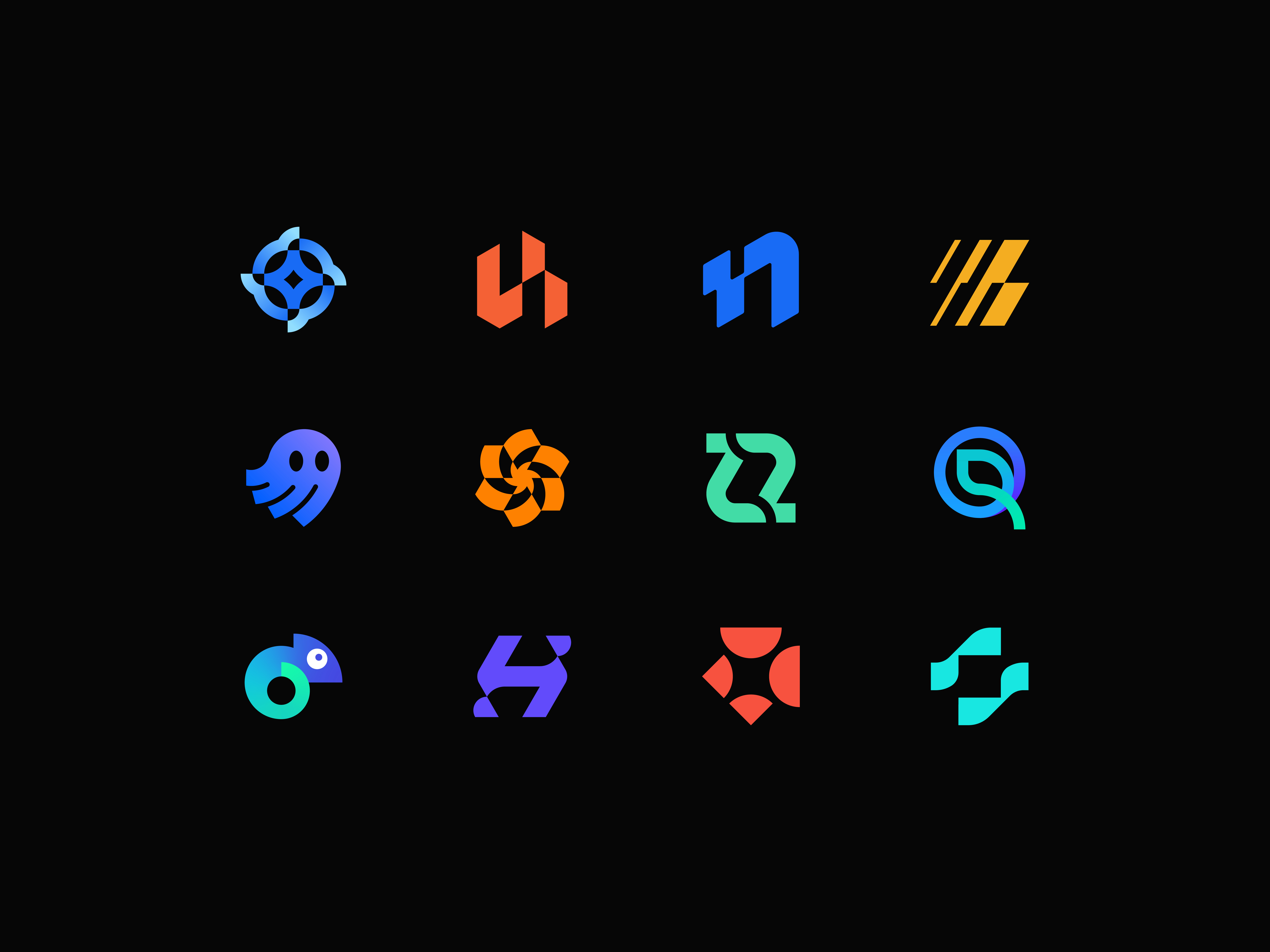 Modern Minimalist Logo abstract logo brand brand identity branding geometric logo gradient logo icon identity letter mark logo logo design logo mark logo trends logotype minimalist logo modern logo saas symbol time less